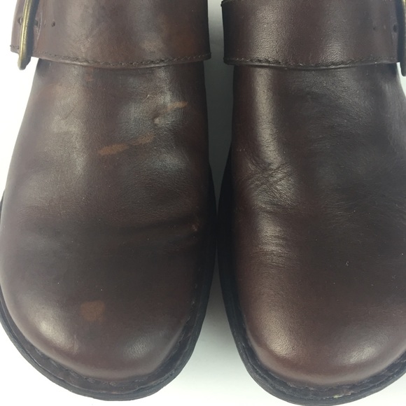 Born Glendell Clogs Womens 7 US 38 EUR Leather Sli - Picture 3 of 8